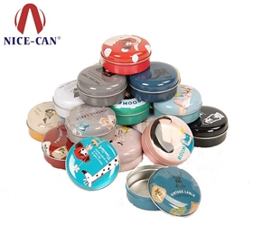 化妝品圓形鐵盒包裝 化妝品圓形鐵盒包裝