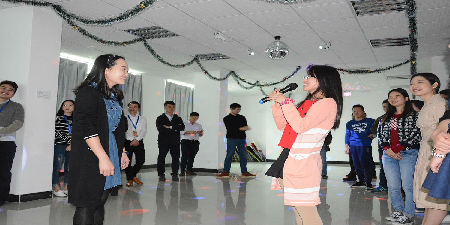 來自同事美好的祝福！