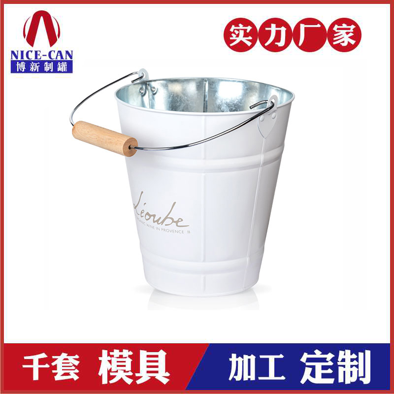 圓形手提鐵桶-馬口鐵啤酒冰桶定制 圓形手提鐵桶-馬口鐵啤酒冰桶定制